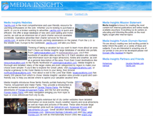 Tablet Screenshot of mediainsights.com